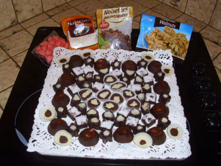 Chocolats faits maison