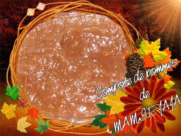 Compote de pommes de mamie jaja