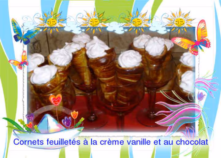 Cornets feuilletes