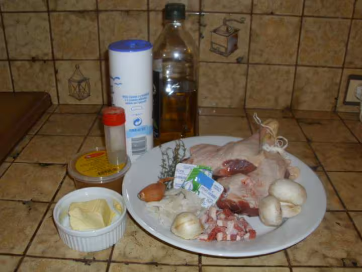 Cuisses de canard farcies