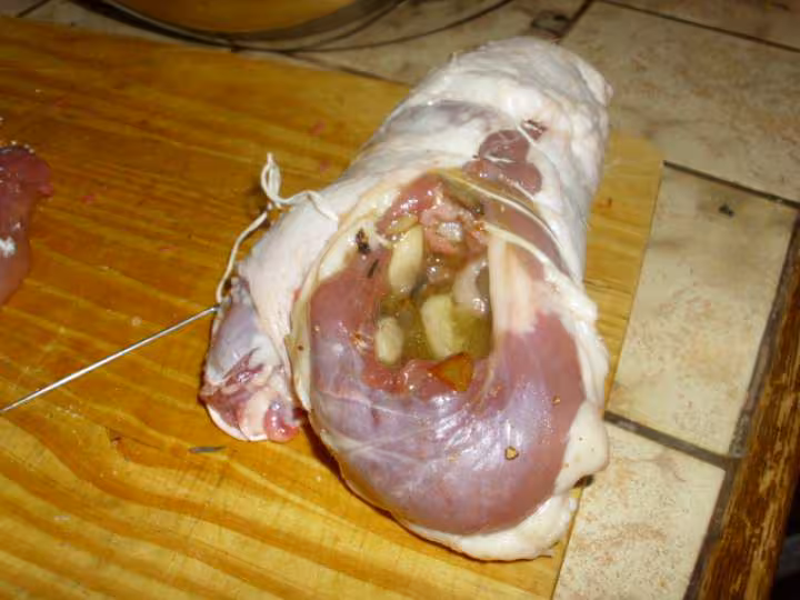 Cuisses de canard farcies