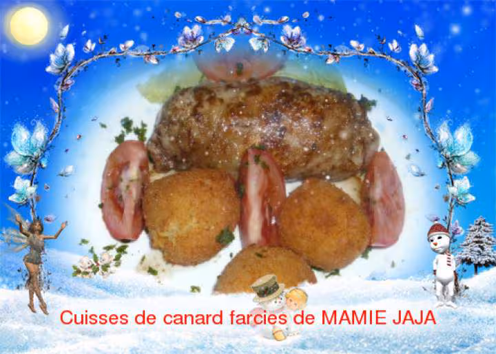 Cuisses de canard farcies
