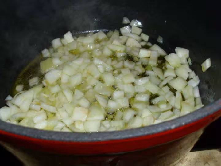 Emince de foie de porc aux poivrons et champignons