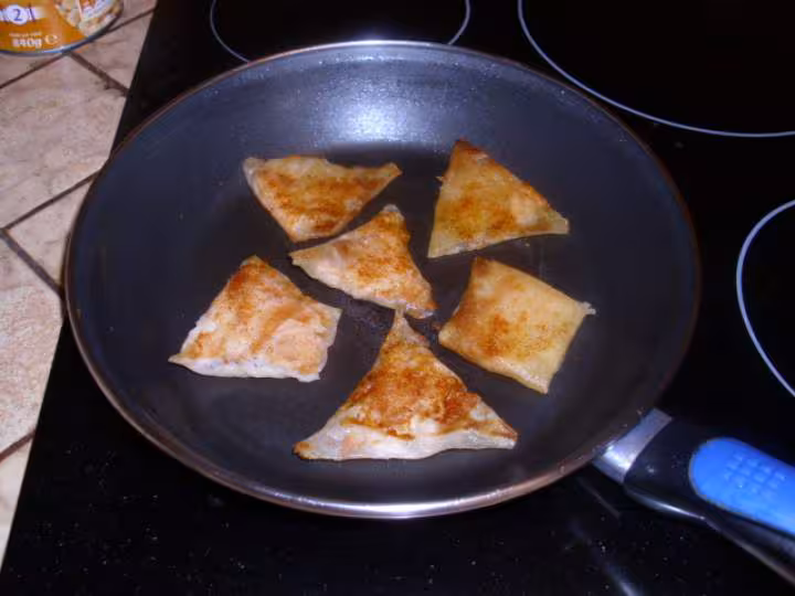 Feuilles de brik au saumon fume