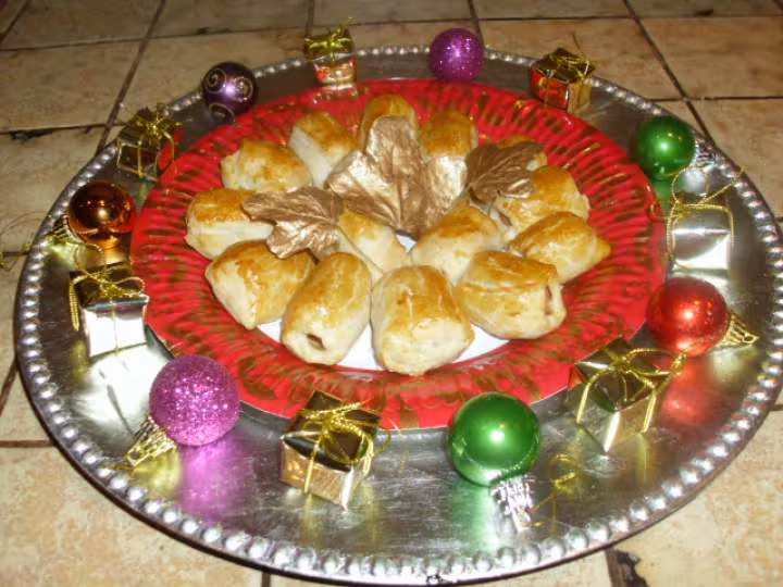 Feuillete de saucisses moutardees