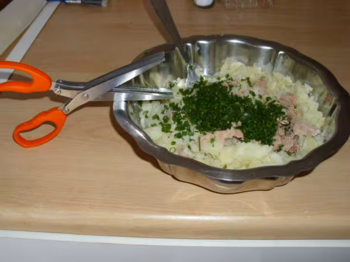 Feuilletes de thon et pommes de terre