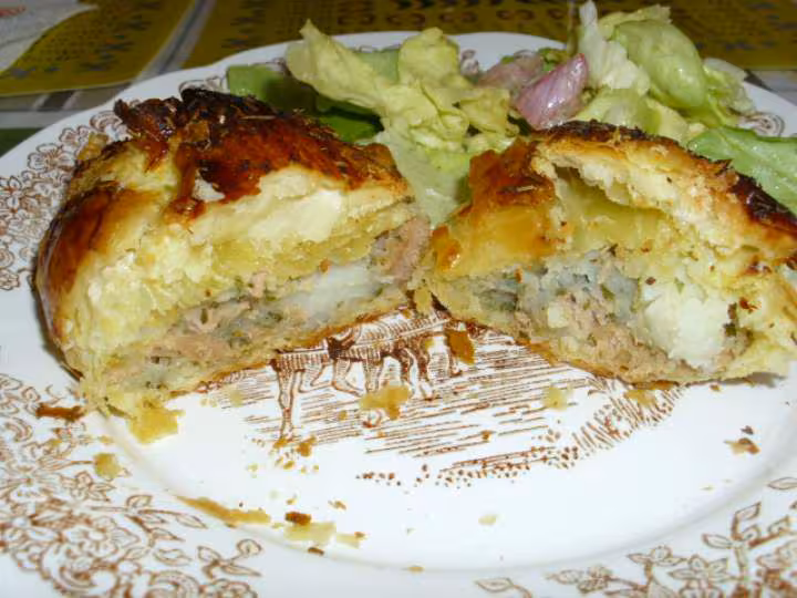 Feuilletes de thon et pommes de terre