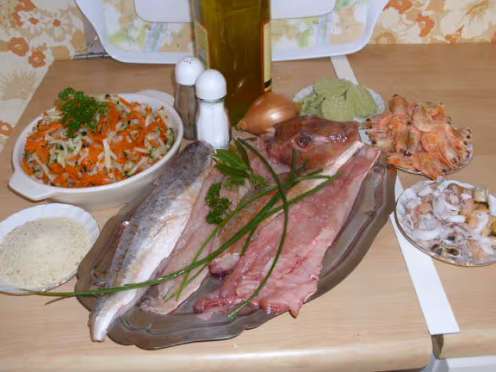 Filets de rougets farcis
