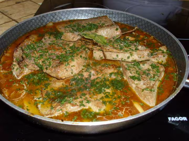Foie de boeuf aux oignons champignons 6