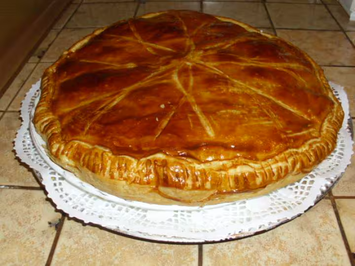 Galette des rois a la frangipane