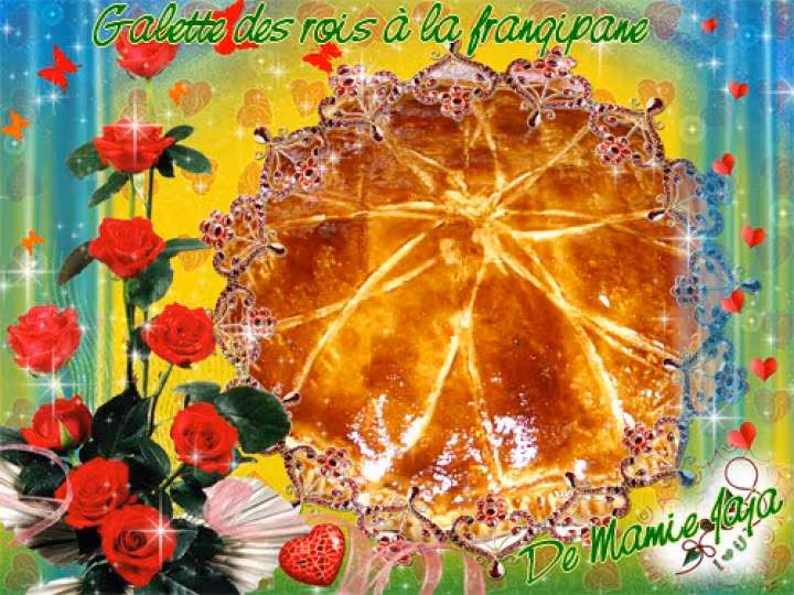 Galette des rois a la frangipane