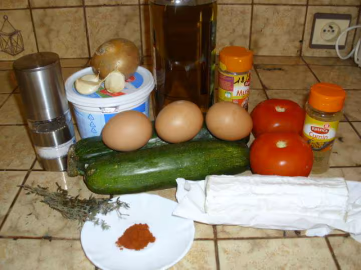 Gratin de courgettes au chevre