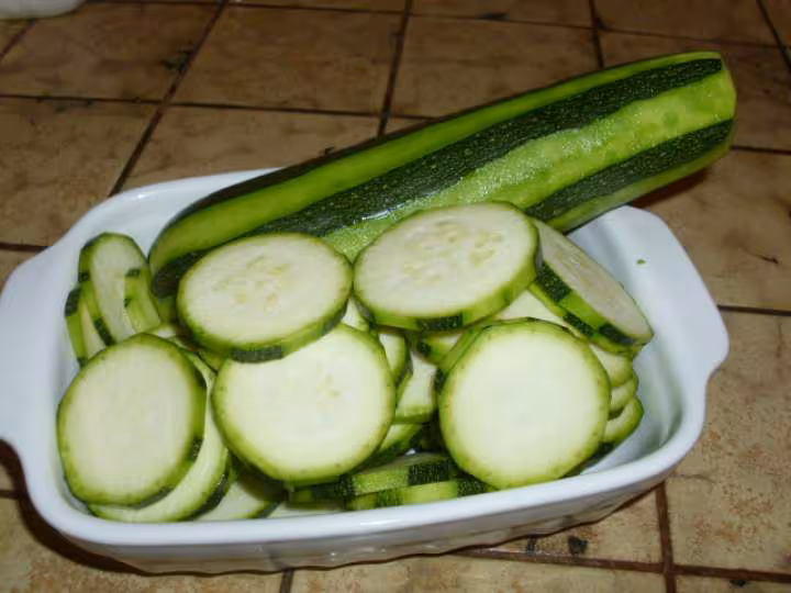 Gratin de courgettes au chevre