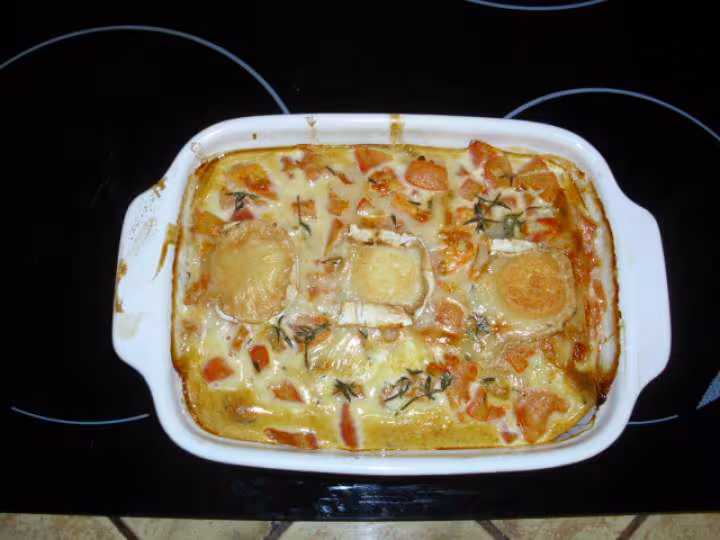 Gratin de courgettes au chevre