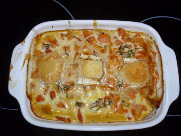 Gratin de courgettes au chevre