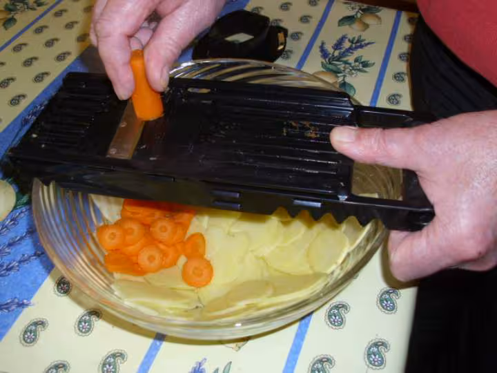 Gratin de pdt et de carottes