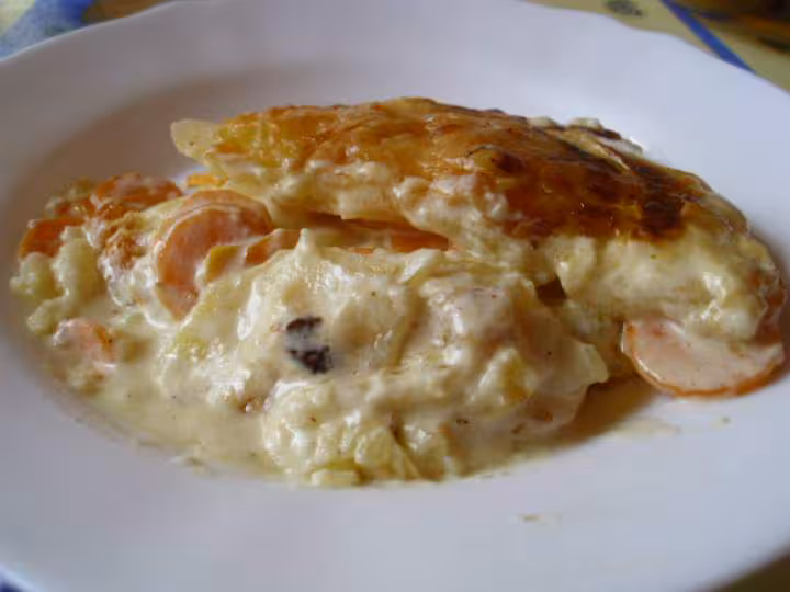 Gratin de pdt et de carottes