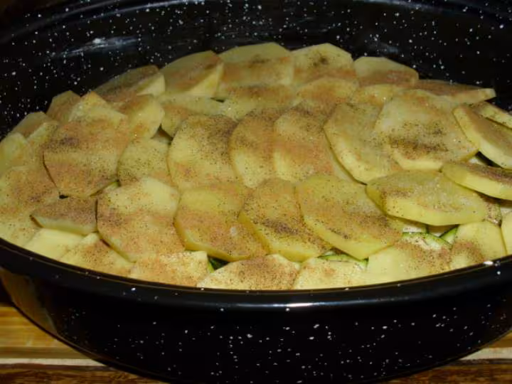 Gratin de pdt et de courgettes 4