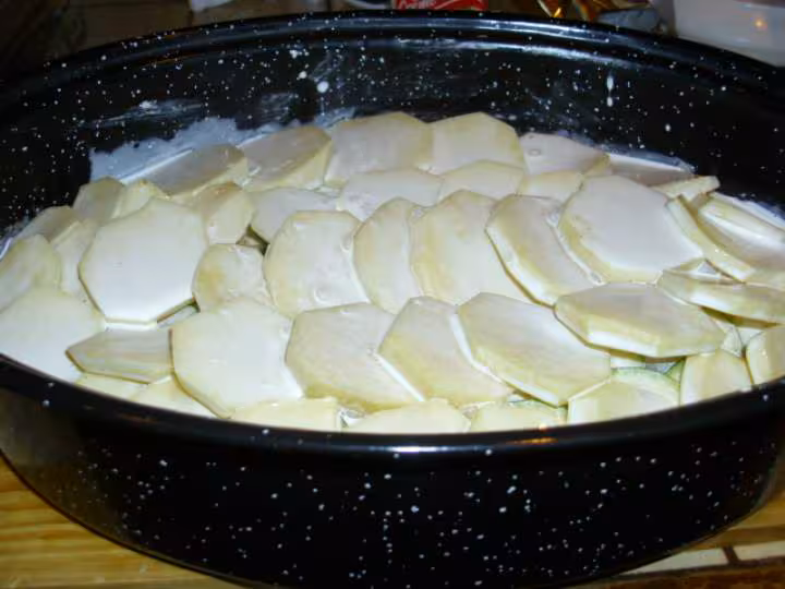 Gratin de pdt et de courgettes 5