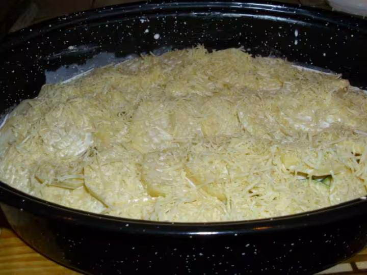 Gratin de pdt et de courgettes 6