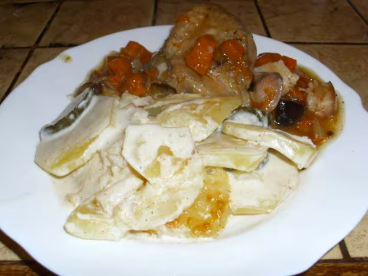Gratin de pdt et de courgettes 8