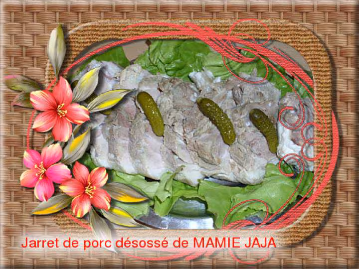 Jarret de porc desosse de mamie jaja