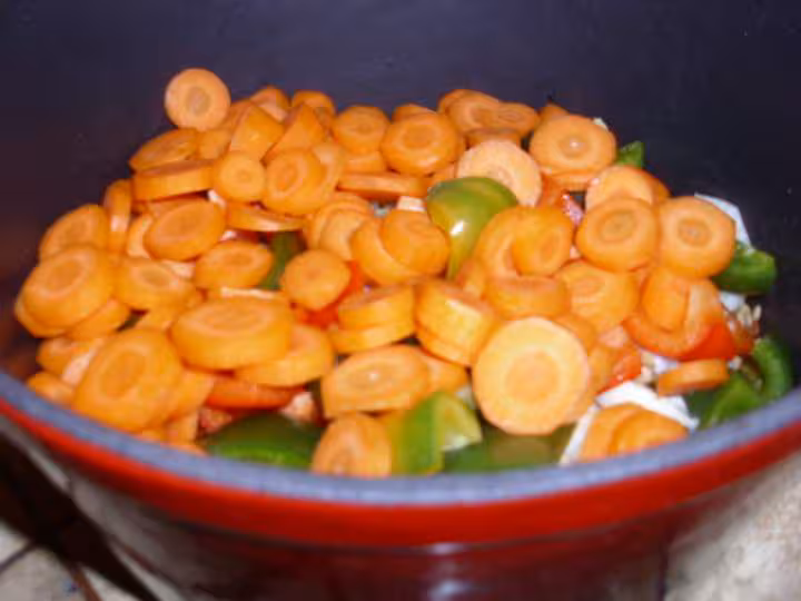 Lentilles aux manchons de canard et poitrine de porc