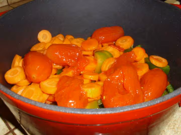 Lentilles aux manchons de canard et poitrine de porc