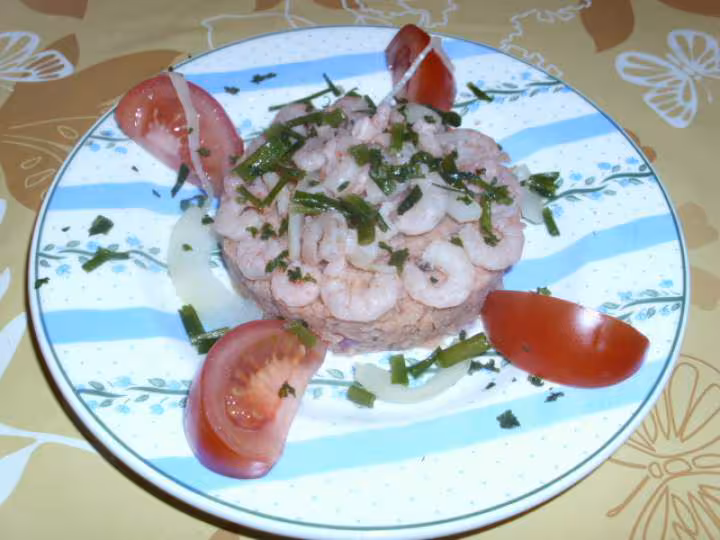 Medaillons de saumon et de crevettes 3