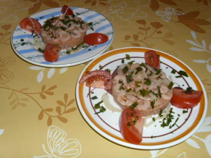 Medaillons de saumon et de crevettes 4