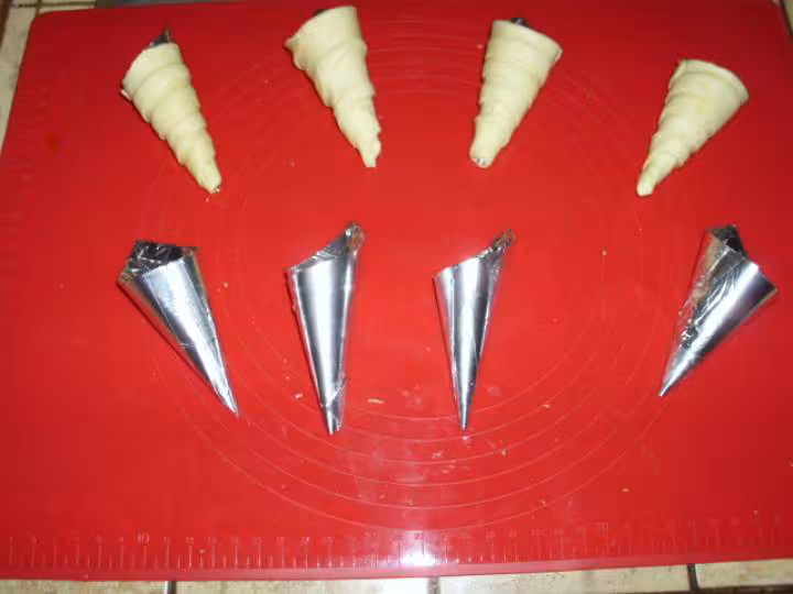 Mini cornets feuilletes 1