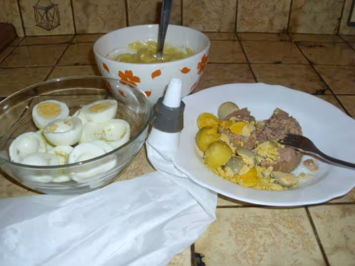Oeufs mimosa