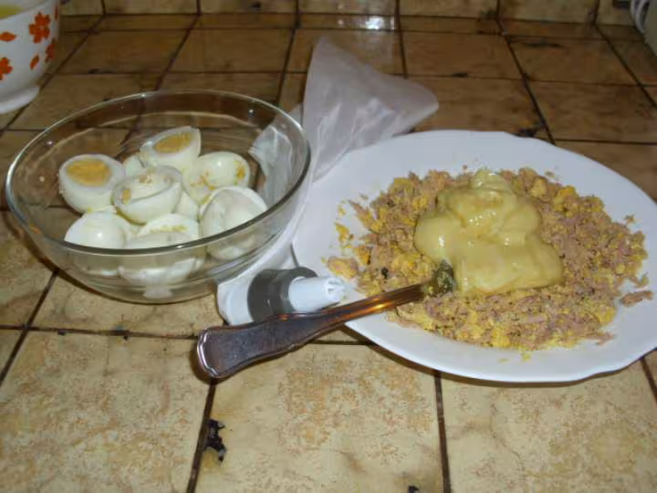 Oeufs mimosa