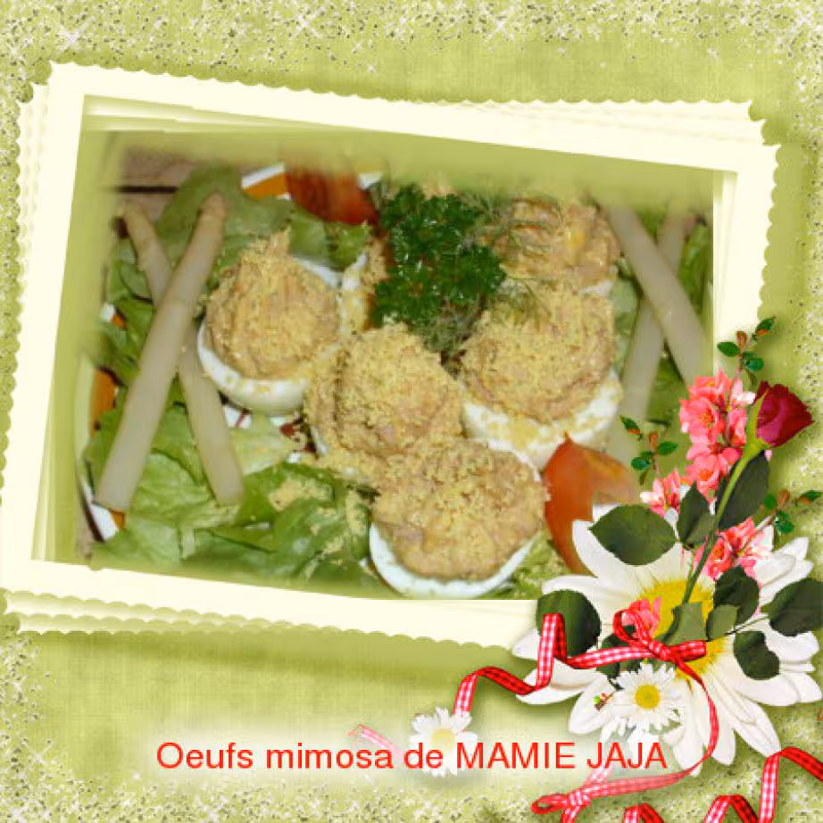 Oeufs mimosa