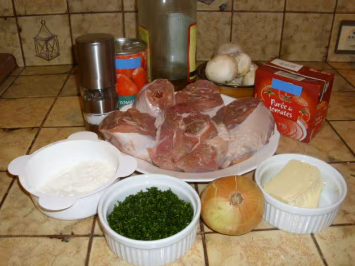 Osso bucco a la tomates