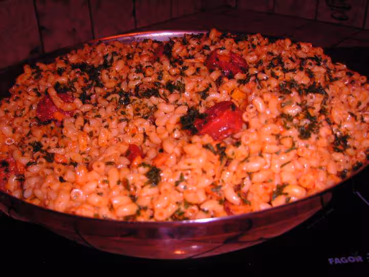 Paella de coquillettes 1