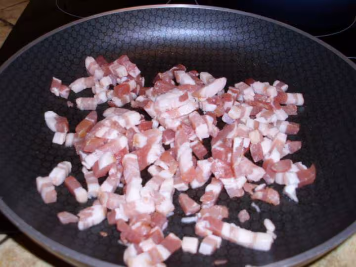 Pates aux lardons champignons et creme