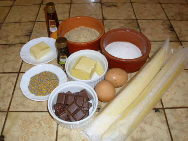Petites galettes a la frangipane et chocolat