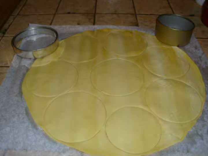 Petites galettes a la frangipane et chocolat