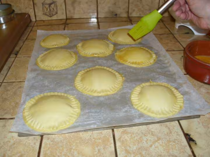 Petites galettes a la frangipane et chocolat