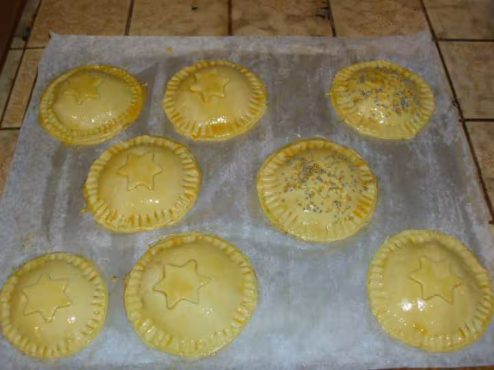 Petites galettes a la frangipane et chocolat