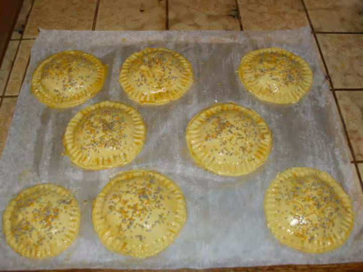 Petites galettes a la frangipane et chocolat