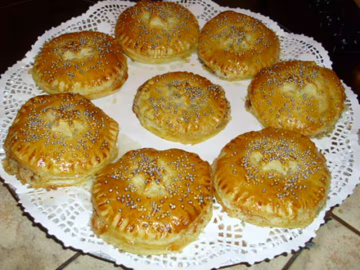 Petites galettes a la frangipane et chocolat