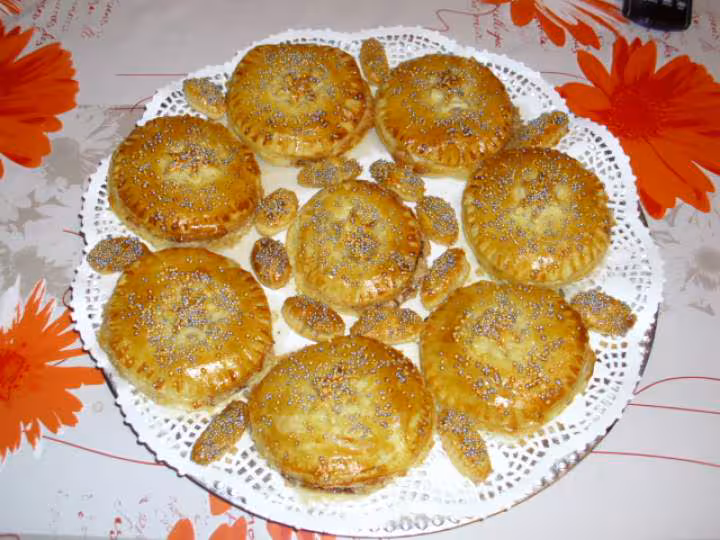 Petites galettes a la frangipane et chocolat