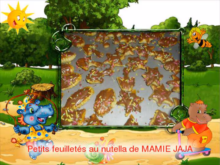 Petits feuilletes au nutella