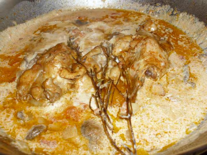 Pilons de dinde aux tomates concassees et champignons 3