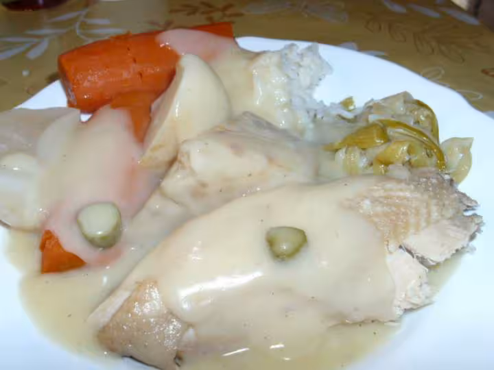 Poule au riz et aux legumes 3