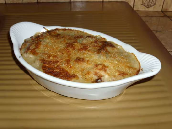 Poule decortiquee et gratinee 6
