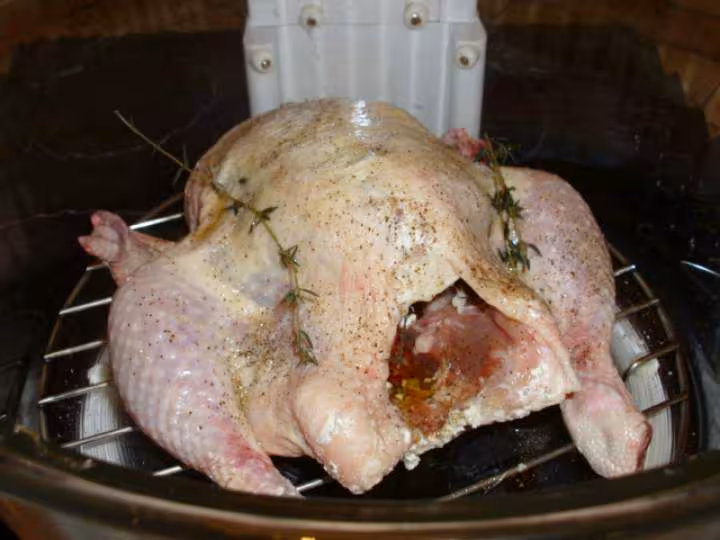 Poulet au fromage ail et fines herbes et au thym
