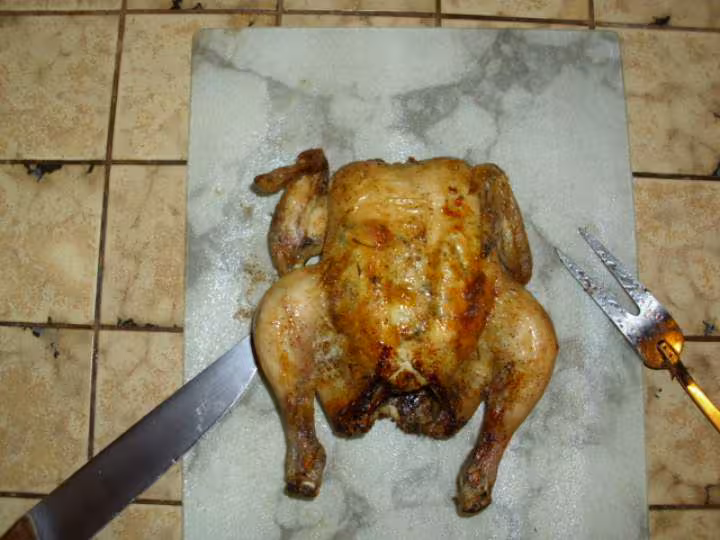 Poulet au fromage ail et fines herbes et au thym